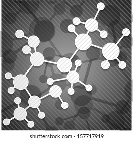 Abstract background with paper molecule model - Powered by Shutterstock - Get 15% off with code: PIKWIZARD15