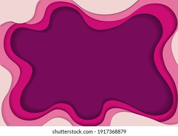 Abstract background paper pink. abstract color 3d paper art illustration set. Contrast colors. Vector design layout for banners presentations, posters and invitations.Illusion of depth. abstract.Eps10