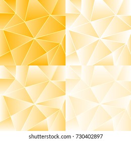 Abstract background paper in soft golden colors. folded cardboard sheet. Vector illustration