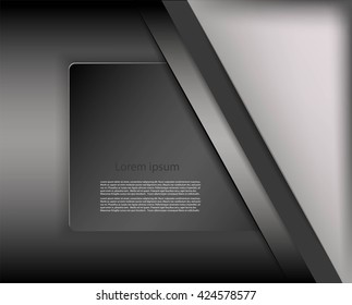 Abstract background with paper and text
