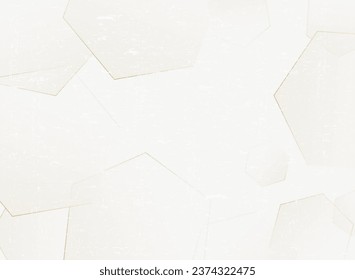 Abstract background with paper texture. White and gold colors. Vector illustration.