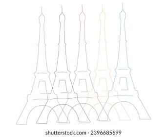 Abstrakter Hintergrund, Paris... Einfaches lineares Bild