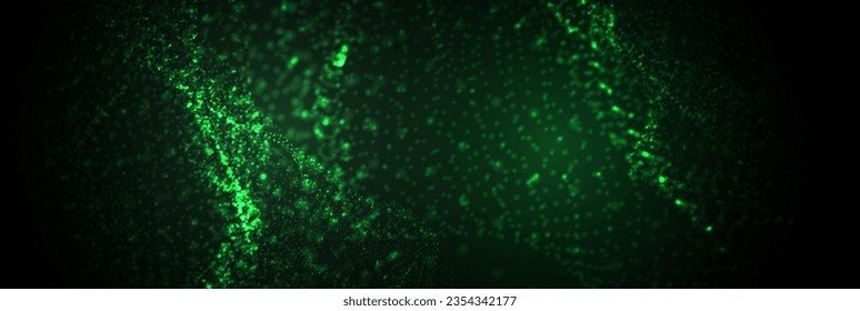 Abstrakter Hintergrund.  Partikel Flüssigkeitsdynamischer Fluss. Trendy Fluid Cover Design. Vektorgrafik