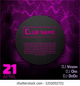 Abstract background. Party flyer