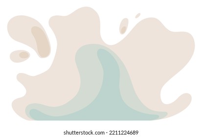 Abstract background in pastel color. Easy editable colored vector image. Suitable for wallpaper, banner, bard or book Illustration