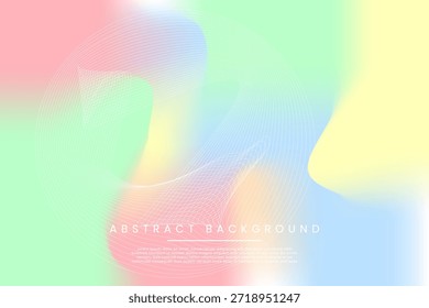 Fondo Abstractas con ondas de gradiente de color pastel