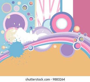 plano de fundo abstrato em cores pastel