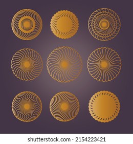 abstract background in pastel colors with circle ornament
