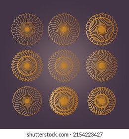 fondo abstracto en colores pastel con adorno circular