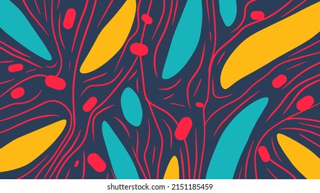 abstract background with pastel colors curved lines and curls forming an ethnic pattern. very suitable for wallpaper on your gadget screen or social media