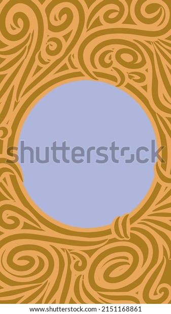 abstract background with pastel colors
curved lines and curls forming an ethnic pattern. very suitable for
wallpaper on your gadget screen or social
media