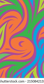 abstract background with pastel colors and ethnic circular strokes and swirling pattern