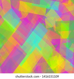 Abstract background in pastel colors. Geometric background. Pattern of geometric shapes. Copy that squares to the side, the resulting image can be repeated, or tiled, without visible seams