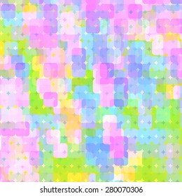 Abstract background in pastel colors. Geometric background. Pattern of geometric shapes. Copy that square to the side, the resulting image can be repeated, or tiled, without visible seams.
