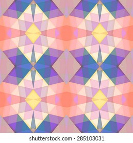 Abstract background in pastel colors. Geometric background. Pattern of geometric shapes. Copy that square to the side, the resulting image can be repeated, or tiled, without visible seams.

