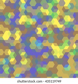 Abstract background in pastel colors. Geometric background. Pattern of geometric shapes. Copy that square to the side, the resulting image can be repeated, or tiled, without visible seams.