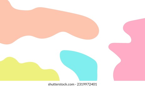 El fondo abstracto con colores pastel es adecuado como fondo de plantilla