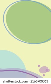 Abstract background with pastel colors. vector elements.