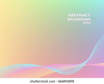 Abstract background in pastel colours. Vector illustration of soft colored abstract background