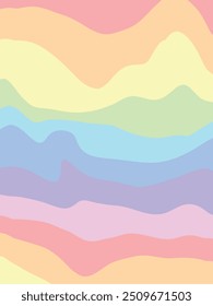 Fondo Abstractas con Colores mixtos de arco iris pastel