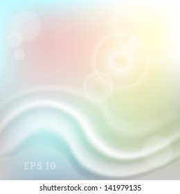 Abstract background with patches of sunlight and wave