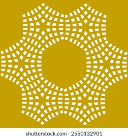 Abstract background with an abstract pattern of arrows made of rhomboid shapes in a circle, a kind of abstract flower.