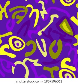 abstract background pattern black  blue yellow green purple beige outline modern fashion stylish designer fresh shapes stylized bright