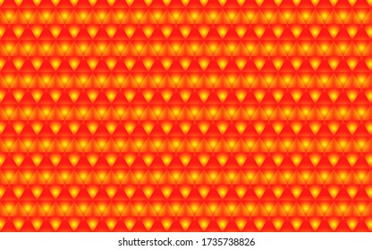 Abstract background pattern blurred yellow dots on orange