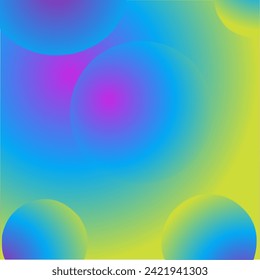 Abstract background with a pattern of bubbles, dots, with a gradation effect that is elegant, futuristic and luxurious 