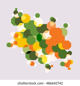 Abstract Background, Pattern For Business, Cover, Card, Web Site. Vector Illustration, Graphic Design