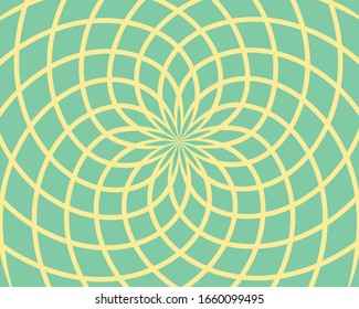 Abstract background. Pattern of color rays and ornament. Vector backdrop templaye.