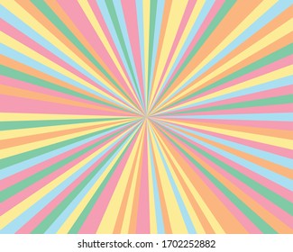 Abstract background. Pattern of color rays and ornament. Vector backdrop templaye.