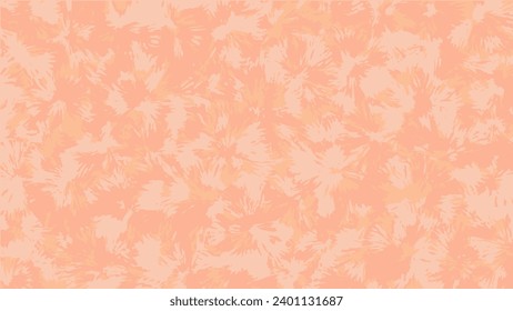 Abstract background pattern of floral theme with color of the year 2024 Peach Fuzz. Fashion and luxury delicate pastel backdrop. Ideal for print, fabric, wallpaper, cover, banner, wrapping paper.