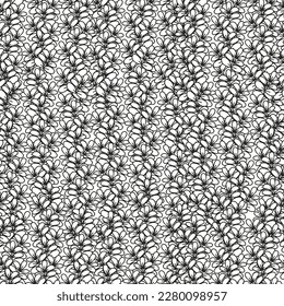 Abstract background. Pattern of flowers and leaves.