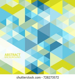 Abstract background pattern geometric cube shape vector.
