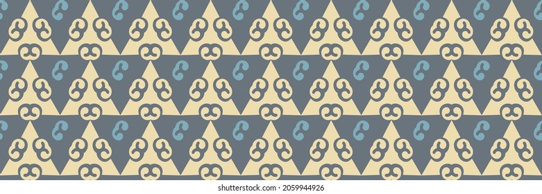 Patrón de fondo abstracto con ornamento geométrico. Fondo perfecto para papel pintado, texturas. Ilustración del vector