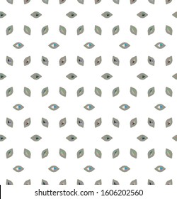Abstract background pattern in geometric ornamental style. Seamless design.