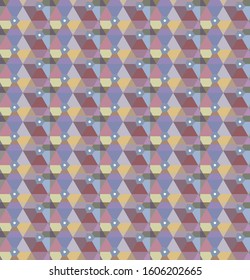 Abstract background pattern in geometric ornamental style. Seamless design.