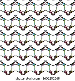 Abstract background pattern in geometric ornamental style. Seamless design.
