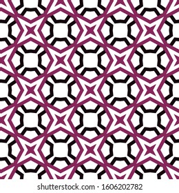 Abstract background pattern in geometric ornamental style. Seamless design.