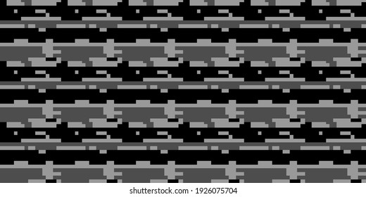 Abstract background pattern with geometric shapes. Black and gray shades. Seamless wallpaper texture. Vector illustration