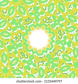 Abstract background with a pattern in green-yellow colors.