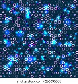 abstract background with pattern of hexagons. Light vector for your design