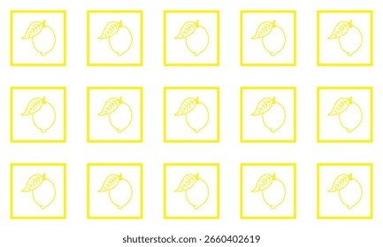 Padrão de fundo abstrato com motivo limão