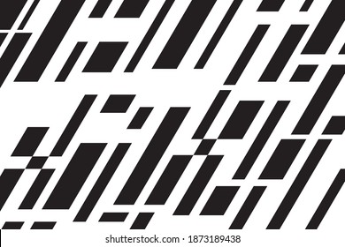 Abstract Background Pattern Made With Geometric (parallelogram) Shapes. Modern, Simple Vector Art.