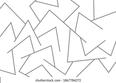 Abstract background pattern made with lines forming triangular geometric shapes. Modern, urban, simple vector art.