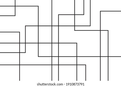 Abstract background pattern made with lines forming geometric shapes in motion movement abstraction. Modern, simple, minimal and architectural vector art.