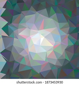 Abstract background pattern made of polygones in shades of blue, purple, pink and green
