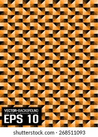 ABSTRACT BACKGROUND PATTERN MOSAIC ORANGE