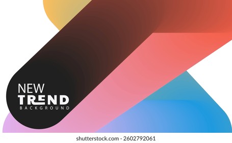 Abstract Background Pattern, Abstract orange and red gradient geometric shape circle background. Modern futuristic background. Can be use for landing page, book covers, brochures, flyers, magazines, a